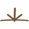 Ekena Millwork Alberta Smooth Timber Gable Bracket, Western Red Cedar, 96"W x 60"H x 1 1/2"D x 5 1/2"F, 15/12 Pitch GBW096X60X0206ALB00SWR - alternate 2